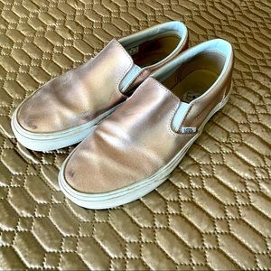 Gold Vans W8.5
